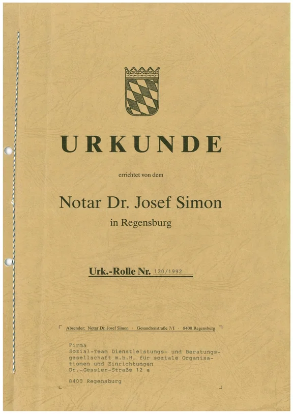 Gründungsurkunde