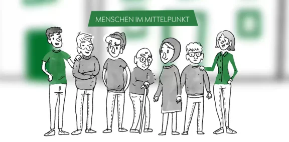 Menschen im Mittelpunkt
