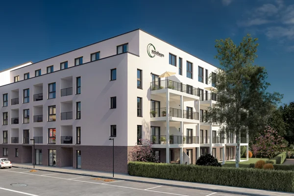 Ansicht des geplanten Senioren-Servicehaus Weiden in der Bahnhofstraße.